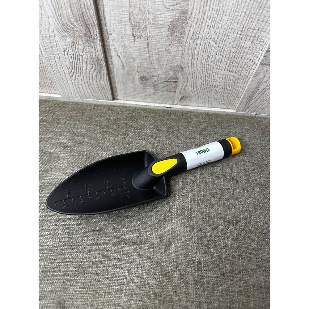 Expert Gardener Trowel Heavy Duty Black & Yellow